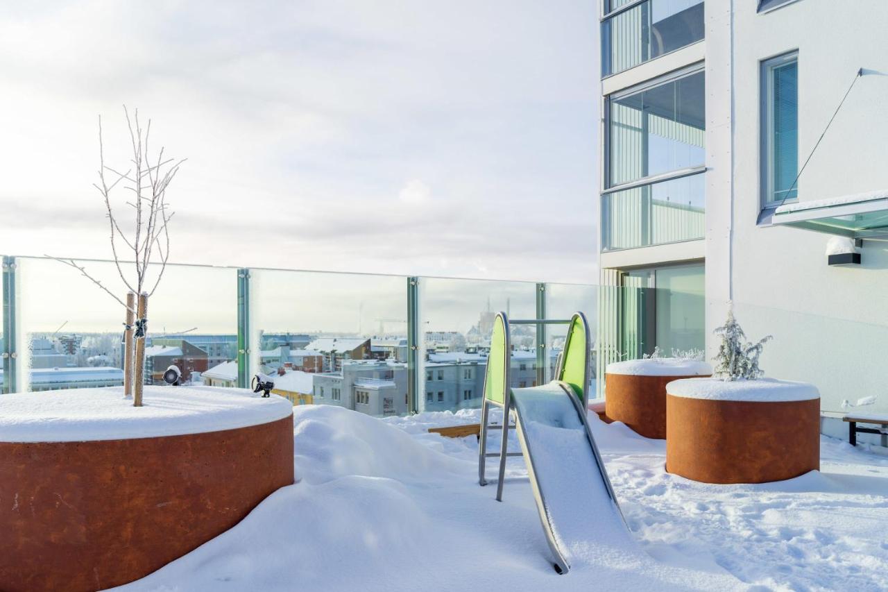 Juuri Valmistunut Yksio Rotuaarilla Apartment Oulu Exterior foto
